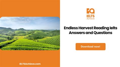 endless harvest reading answers|endless harvest reading practice test.